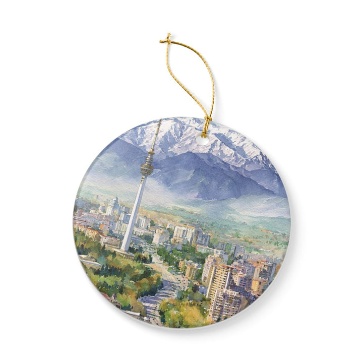 Almaty Ornament: Unique Almaty Souvenir, Almaty Xmas Decor, and Authentic Almaty Gift