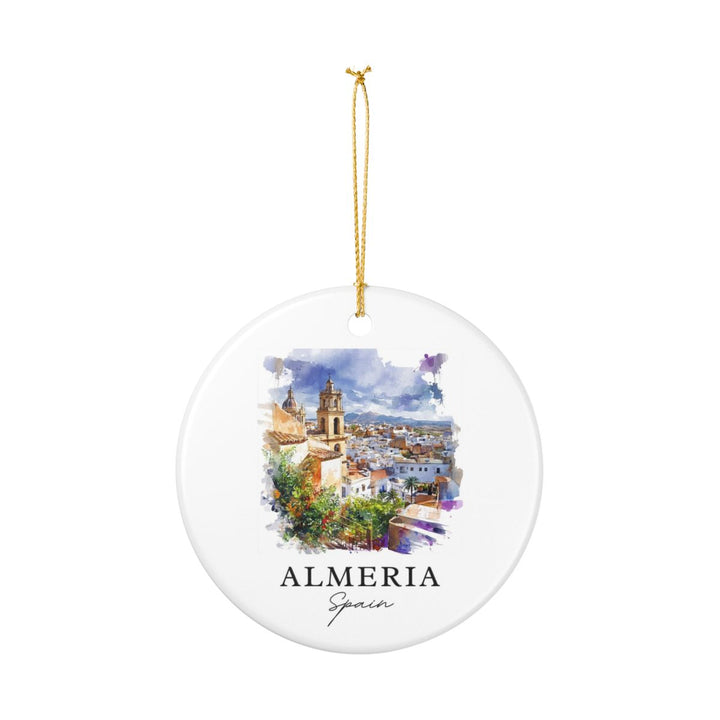 Almeria Spain Ornament: Unique Almeria Souvenir, Almeria Spain Xmas Decor, and Authentic Almeria Gift