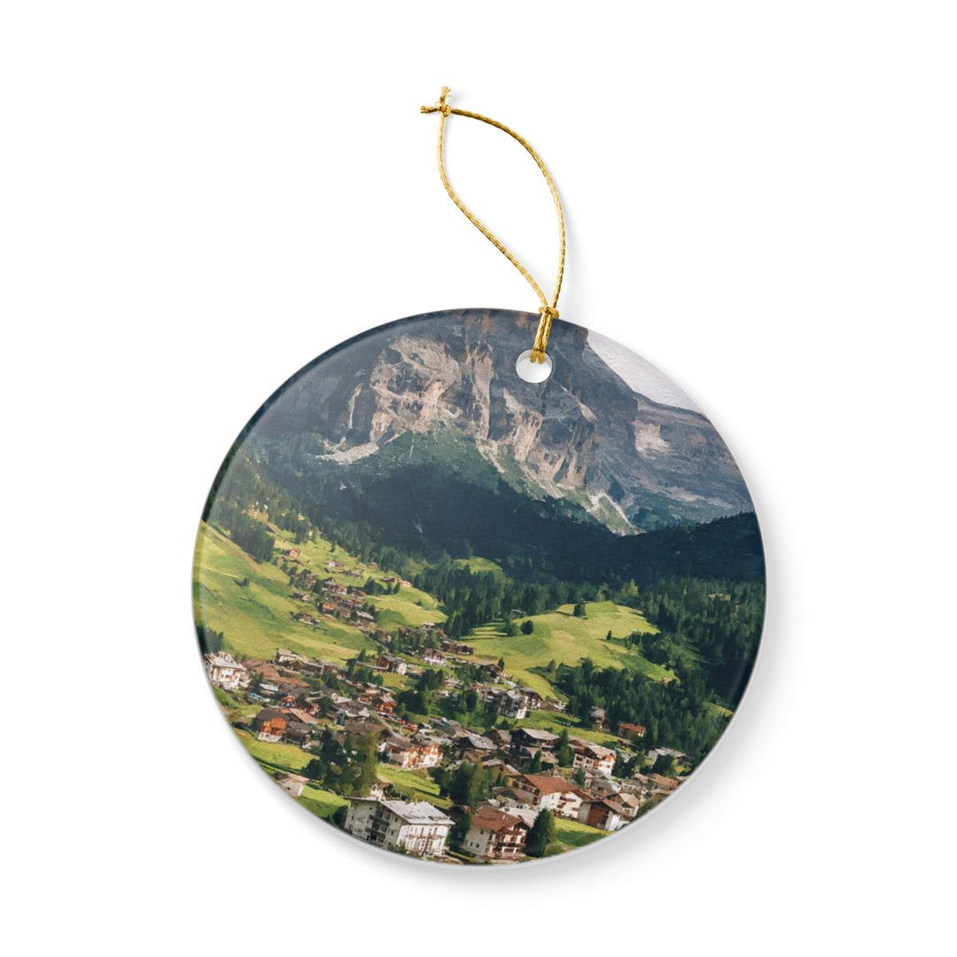 Alta Badia Italy Ornament: Unique Alta Badia Souvenir, Alta Badia Italy Xmas Decor, and Authentic Alta Badia Gift