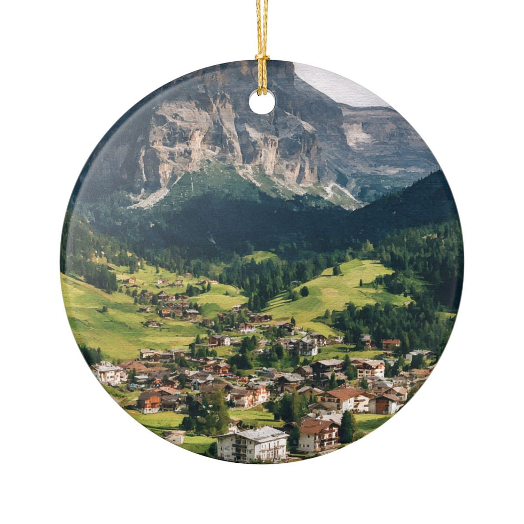 Alta Badia Italy Ornament: Unique Alta Badia Souvenir, Alta Badia Italy Xmas Decor, and Authentic Alta Badia Gift