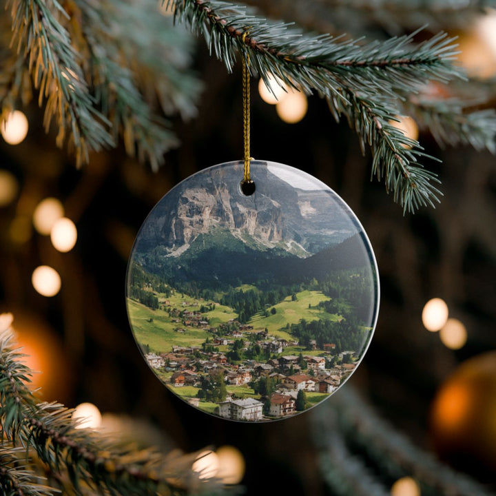 Alta Badia Italy Ornament: Unique Alta Badia Souvenir, Alta Badia Italy Xmas Decor, and Authentic Alta Badia Gift
