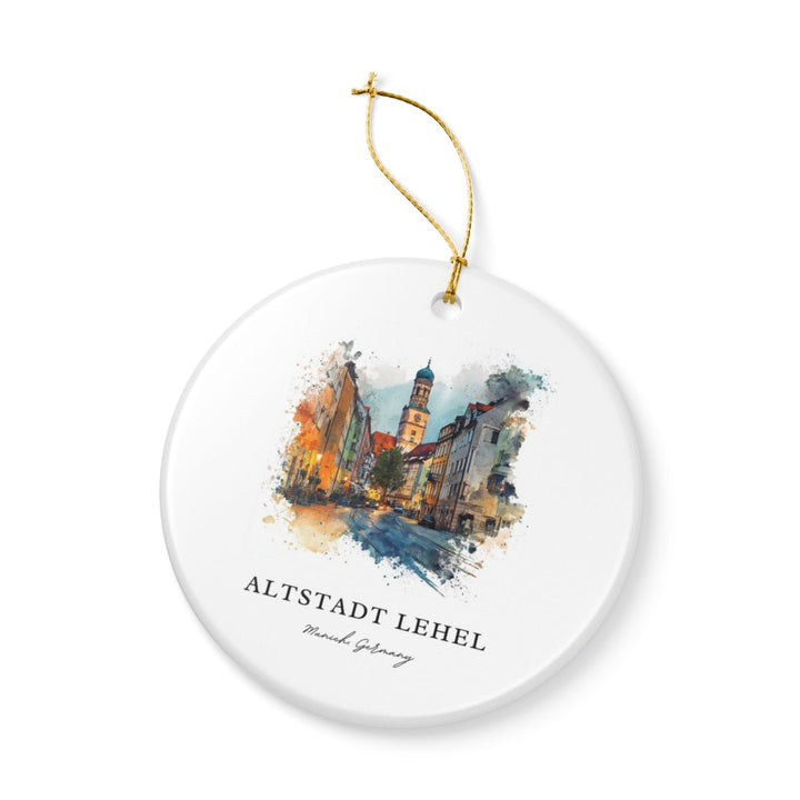 Altstadt Lehel Germany Ornament: Unique Altstadt Lehel Souvenir, Altstadt Lehel Germany Xmas Decor, and Authentic Altstadt Lehel Gift