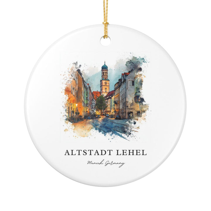 Altstadt Lehel Germany Ornament: Unique Altstadt Lehel Souvenir, Altstadt Lehel Germany Xmas Decor, and Authentic Altstadt Lehel Gift