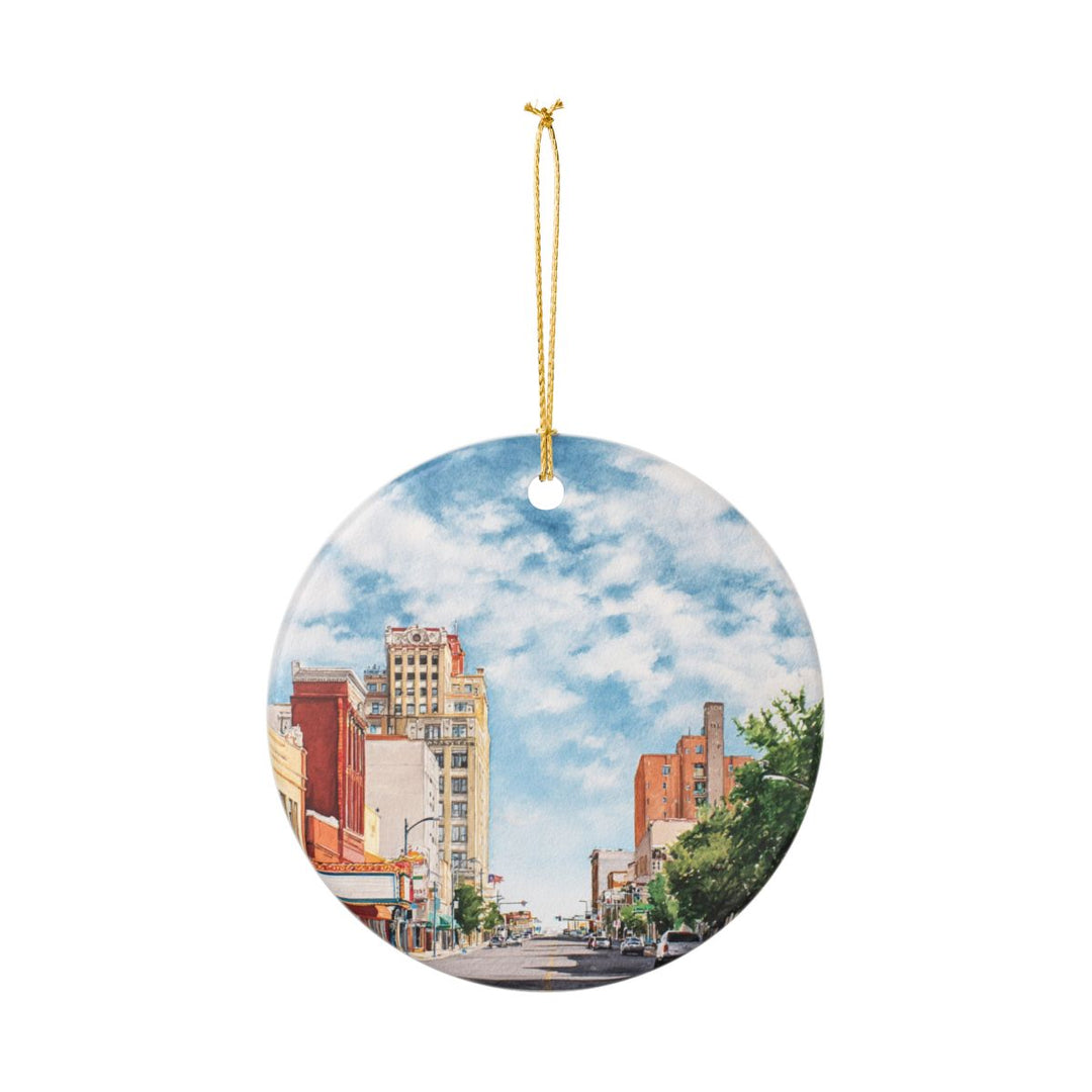 Amarillo Texas Ornament: Unique Amarillo Souvenir, Amarillo Texas Xmas Decor, and Authentic Amarillo Gift
