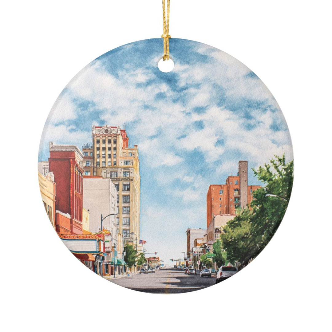 Amarillo Texas Ornament: Unique Amarillo Souvenir, Amarillo Texas Xmas Decor, and Authentic Amarillo Gift