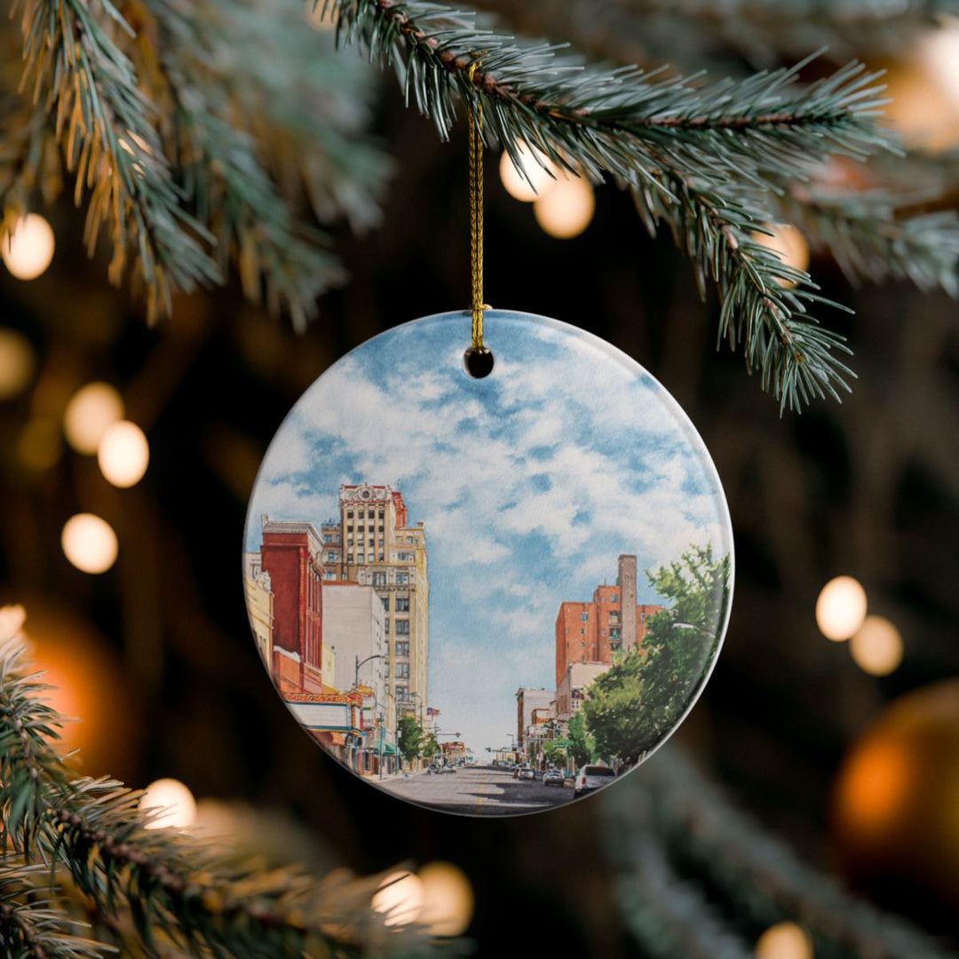 Amarillo Texas Ornament: Unique Amarillo Souvenir, Amarillo Texas Xmas Decor, and Authentic Amarillo Gift