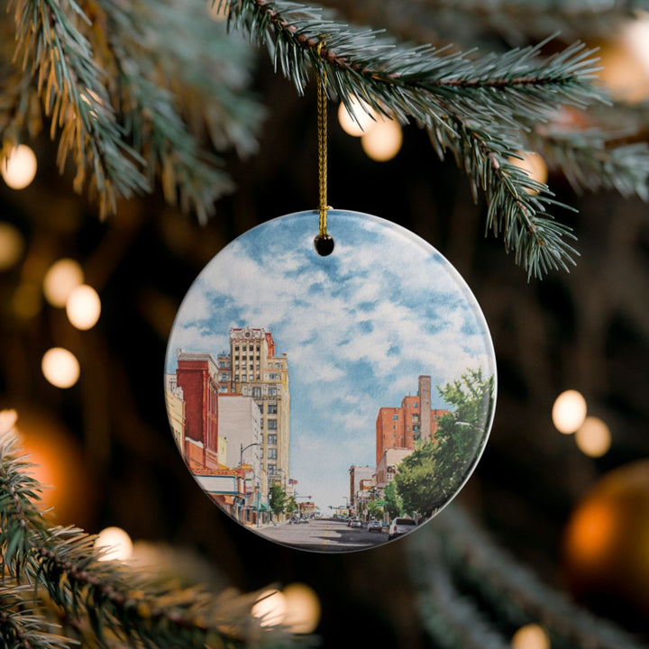 Amarillo Texas Ornament: Unique Amarillo Souvenir, Amarillo Texas Xmas Decor, and Authentic Amarillo Gift