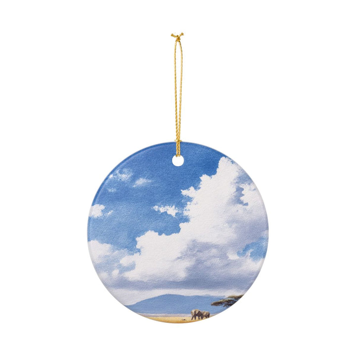 Amboseli National Park Kenya Ornament: Unique Amboseli National Park Souvenir, Amboseli National Park Kenya Xmas Decor, and Authentic Amboseli National Park Gift