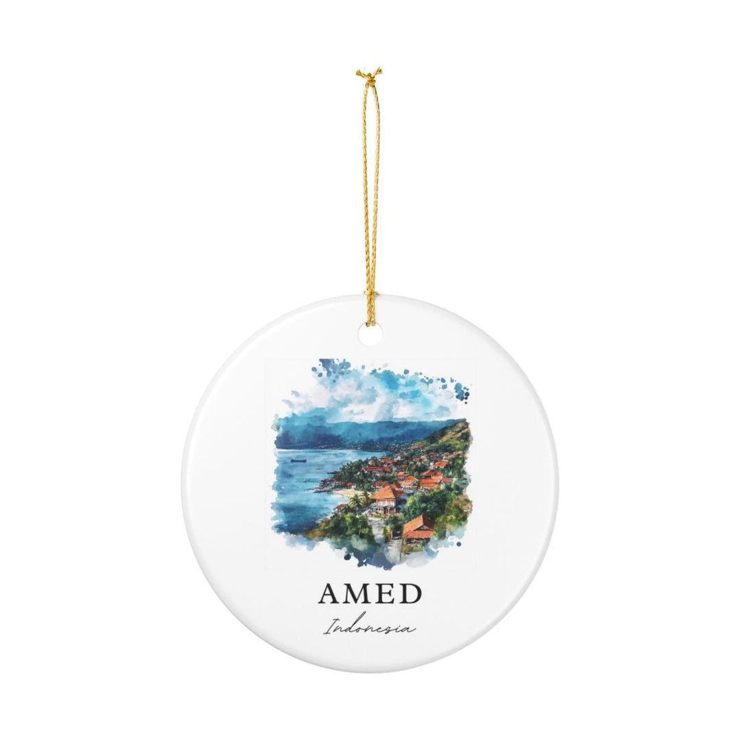 Amed Indonesia Ornament: Unique Amed Souvenir, Amed Indonesia Xmas Decor, and Authentic Amed Gift
