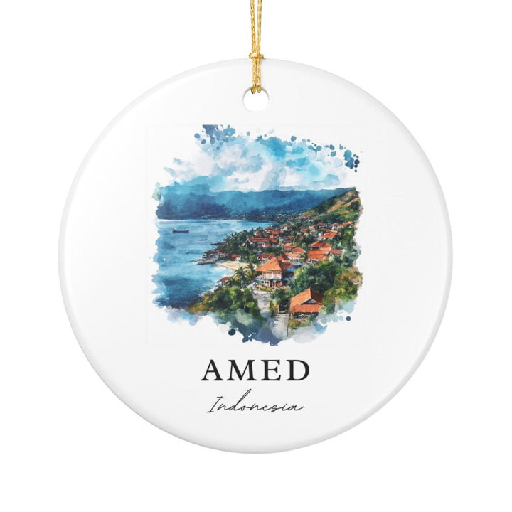Amed Indonesia Ornament: Unique Amed Souvenir, Amed Indonesia Xmas Decor, and Authentic Amed Gift