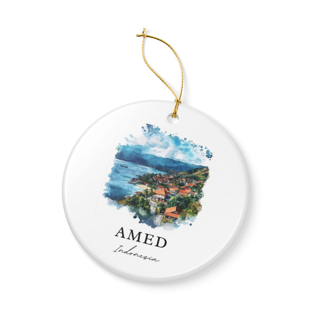Amed Indonesia Ornament: Unique Amed Souvenir, Amed Indonesia Xmas Decor, and Authentic Amed Gift
