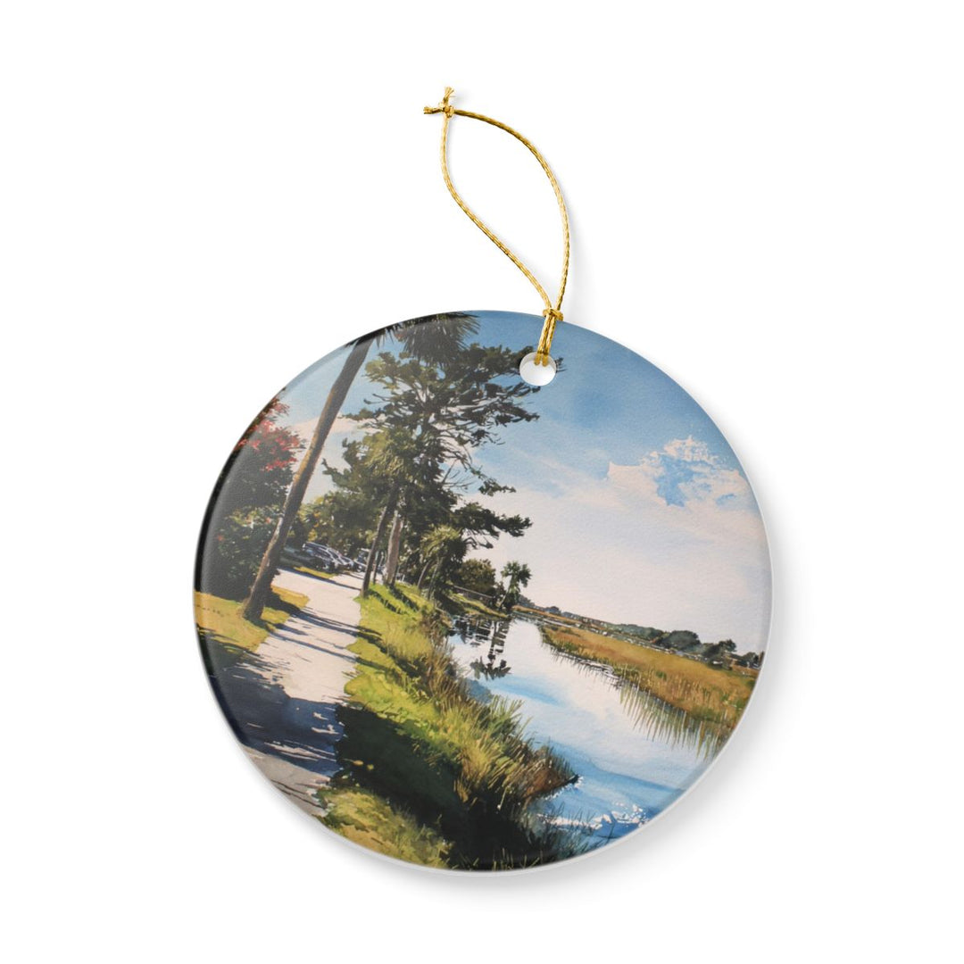 Amelia Island Ornament: Unique Amelia Island Souvenir, Amelia Island Xmas Decor, and Authentic Amelia Island Gift