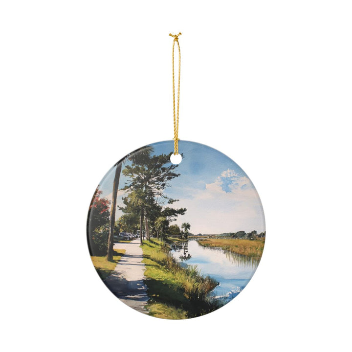 Amelia Island Ornament: Unique Amelia Island Souvenir, Amelia Island Xmas Decor, and Authentic Amelia Island Gift
