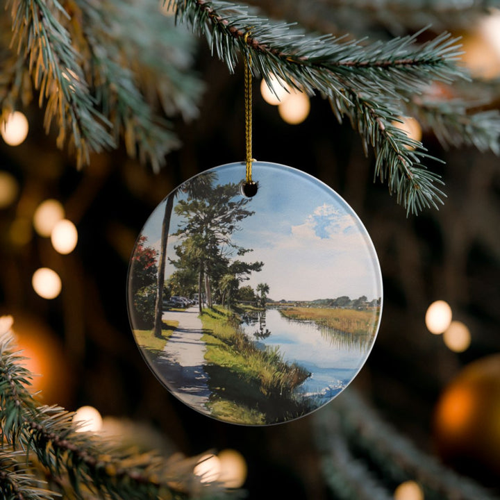 Amelia Island Ornament: Unique Amelia Island Souvenir, Amelia Island Xmas Decor, and Authentic Amelia Island Gift