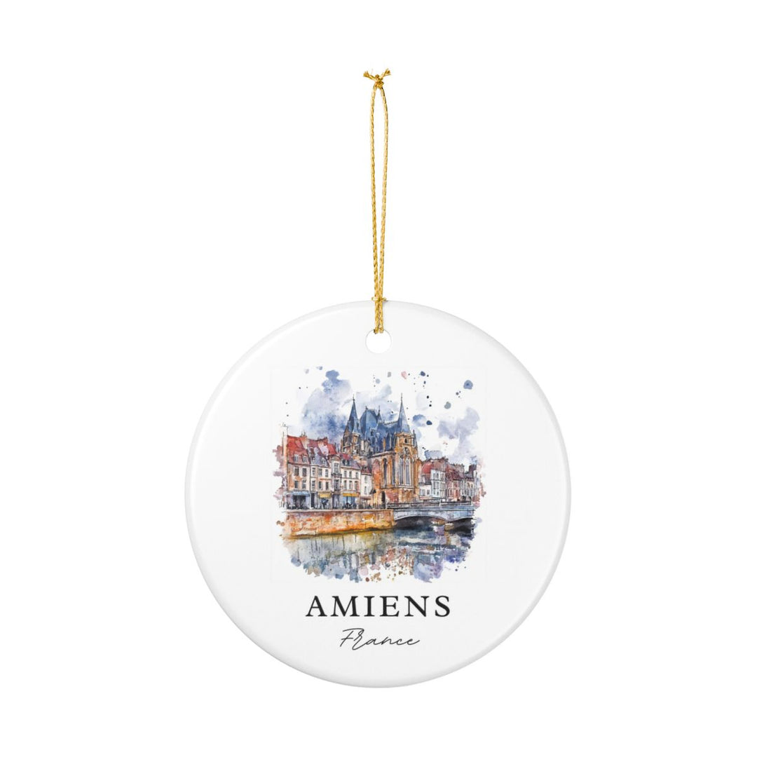 Amiens France Ornament: Unique Amiens France Souvenir, Amiens France Xmas Decor, and Authentic Amiens France Gift