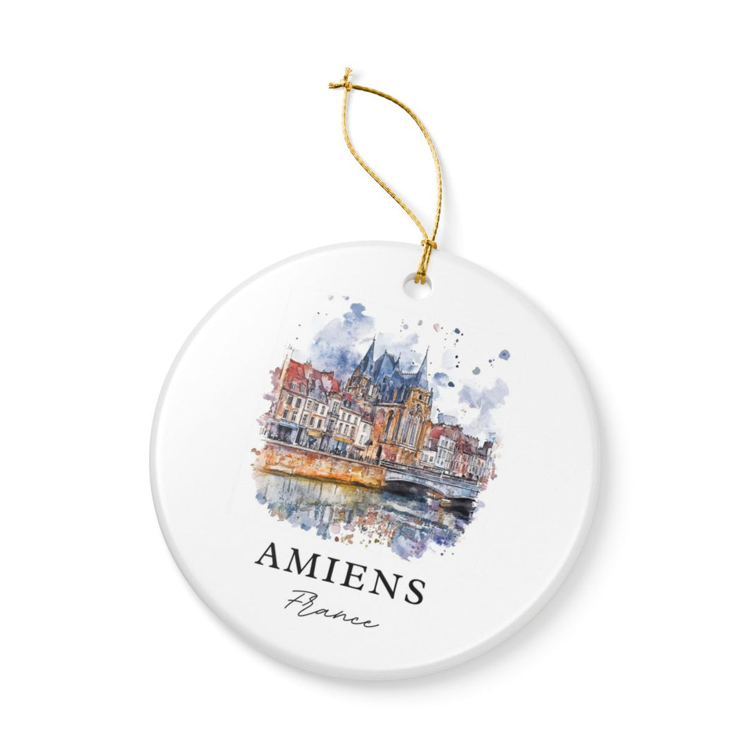 Amiens France Ornament: Unique Amiens France Souvenir, Amiens France Xmas Decor, and Authentic Amiens France Gift