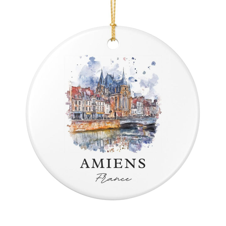 Amiens France Ornament: Unique Amiens France Souvenir, Amiens France Xmas Decor, and Authentic Amiens France Gift