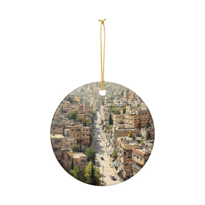 Amman Jordan Ornament: Unique Amman Souvenir, Amman Jordan Xmas Decor, and Authentic Amman Gift