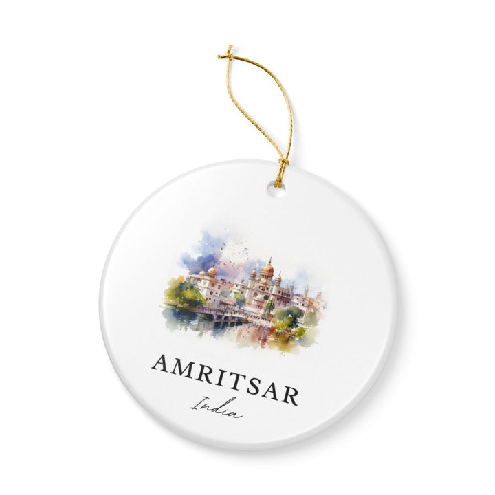 Amritsar India Ornament: Unique Amritsar Souvenir, Amritsar India Xmas Decor, and Authentic Amritsar Gift