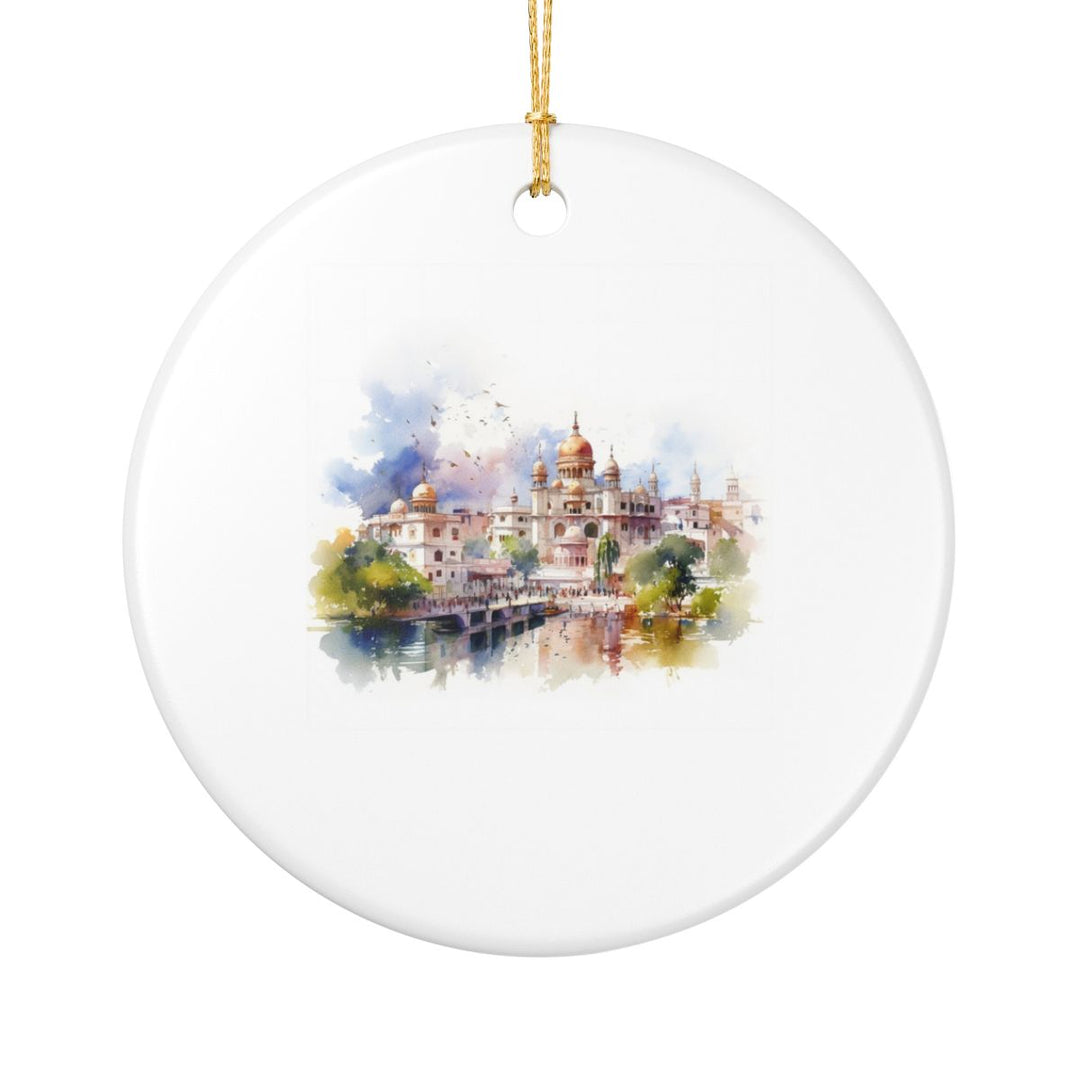 Amritsar India Ornament: Unique Amritsar Souvenir, Amritsar India Xmas Decor, and Authentic Amritsar Gift