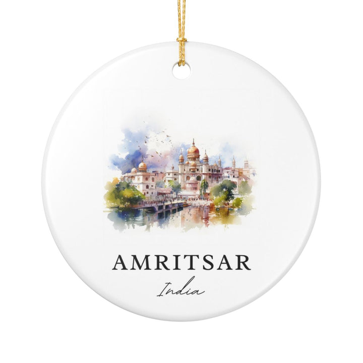 Amritsar India Ornament: Unique Amritsar Souvenir, Amritsar India Xmas Decor, and Authentic Amritsar Gift