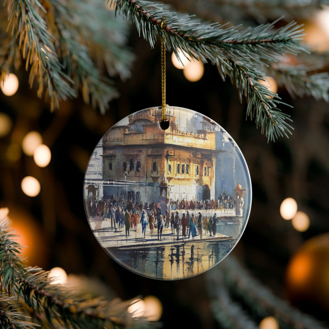 Amritsar India Ornament: Unique Amritsar Souvenir, Amritsar India Xmas Decor, and Authentic Amritsar Gift