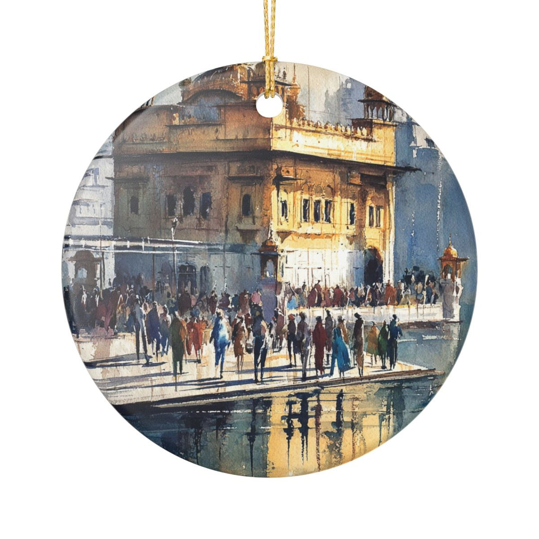 Amritsar India Ornament: Unique Amritsar Souvenir, Amritsar India Xmas Decor, and Authentic Amritsar Gift
