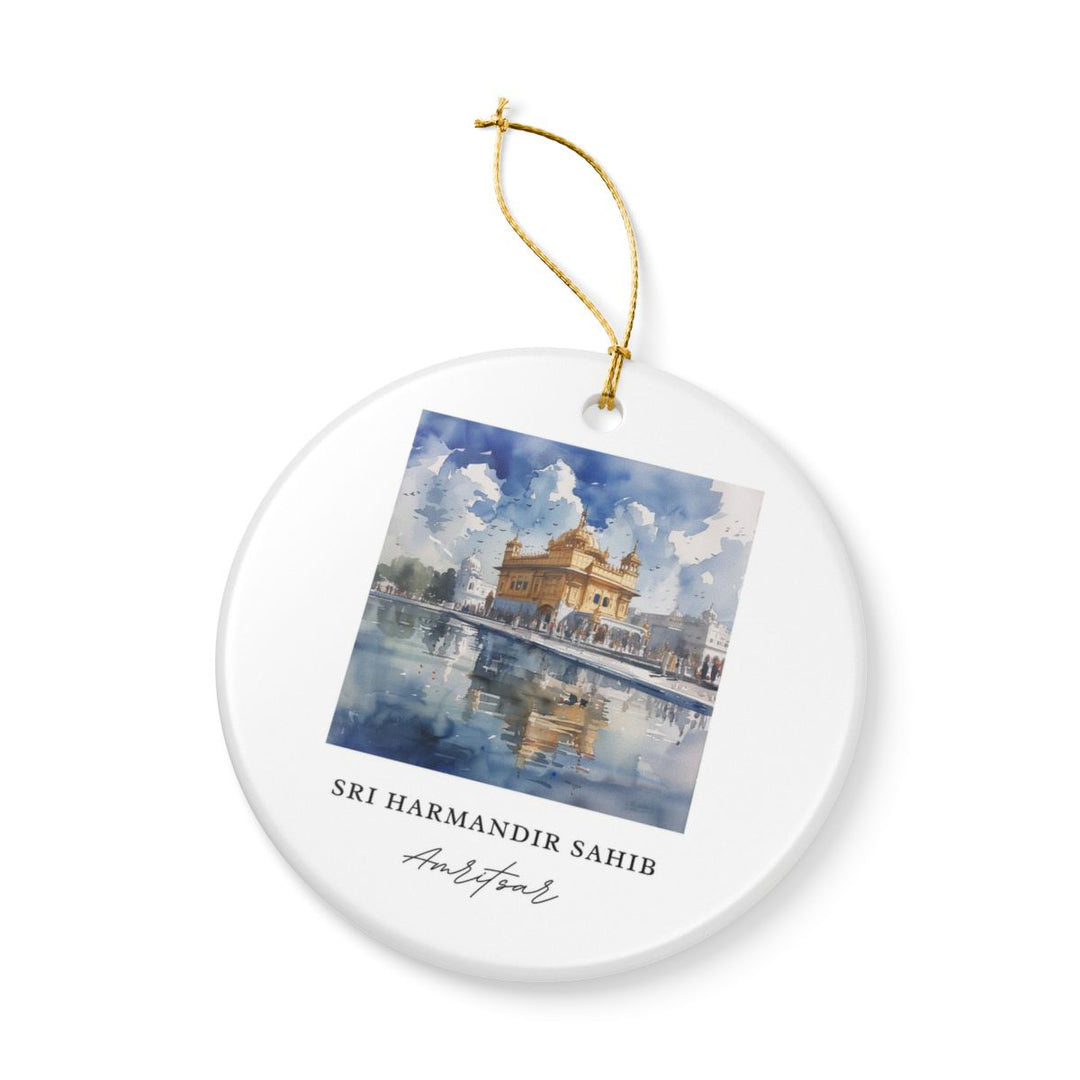 Amritsar India Ornament: Unique Amritsar Souvenir, Amritsar India Xmas Decor, and Authentic Amritsar Gift