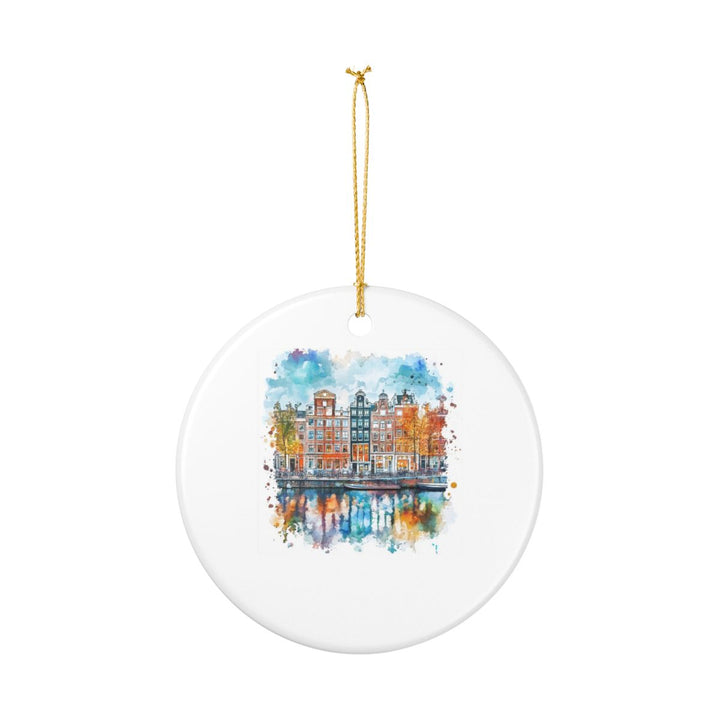 Amsterdam Netherlands Ornament: Unique Amsterdam Souvenir, Amsterdam Netherlands Xmas Decor, and Authentic Amsterdam Gift
