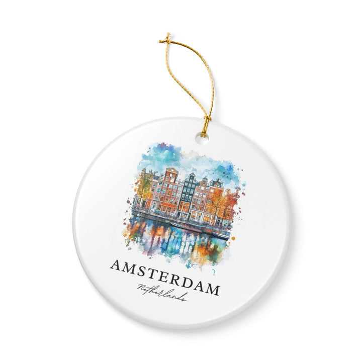 Amsterdam Netherlands Ornament | Christmas Travel Souvenir Gift