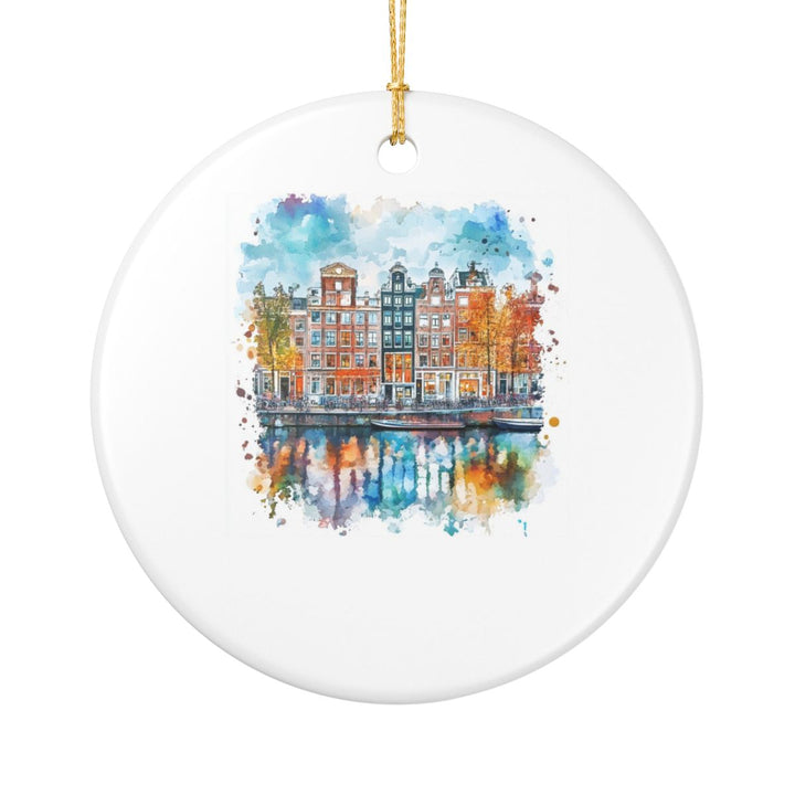Amsterdam Netherlands Ornament: Unique Amsterdam Souvenir, Amsterdam Netherlands Xmas Decor, and Authentic Amsterdam Gift
