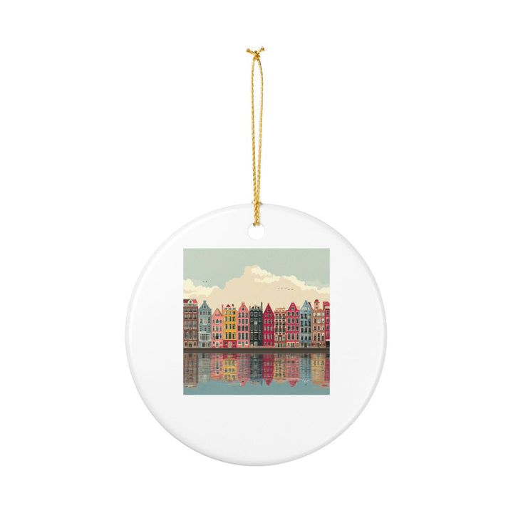 Amsterdam Netherlands Ornament: Unique Amsterdam Souvenir, Amsterdam Netherlands Xmas Decor, and Authentic Amsterdam Gift