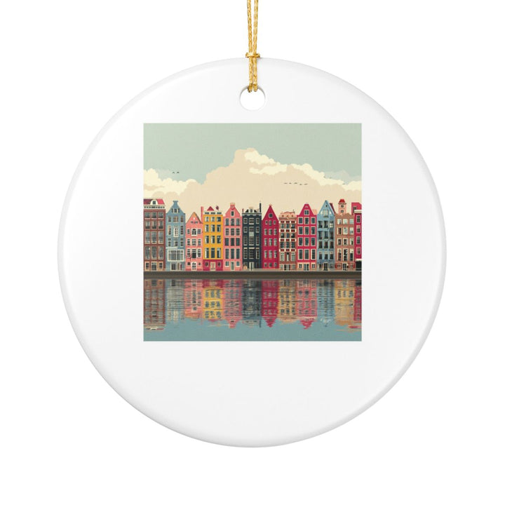 Amsterdam Netherlands Ornament: Unique Amsterdam Souvenir, Amsterdam Netherlands Xmas Decor, and Authentic Amsterdam Gift