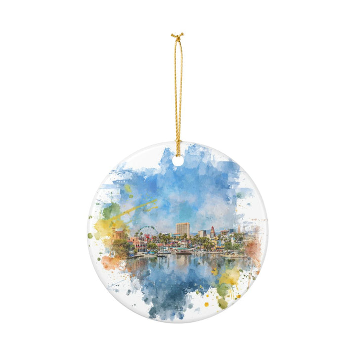 Anaheim CA Ornament: Unique Anaheim Souvenir, Anaheim California Xmas Decor, and Authentic Anaheim Gift