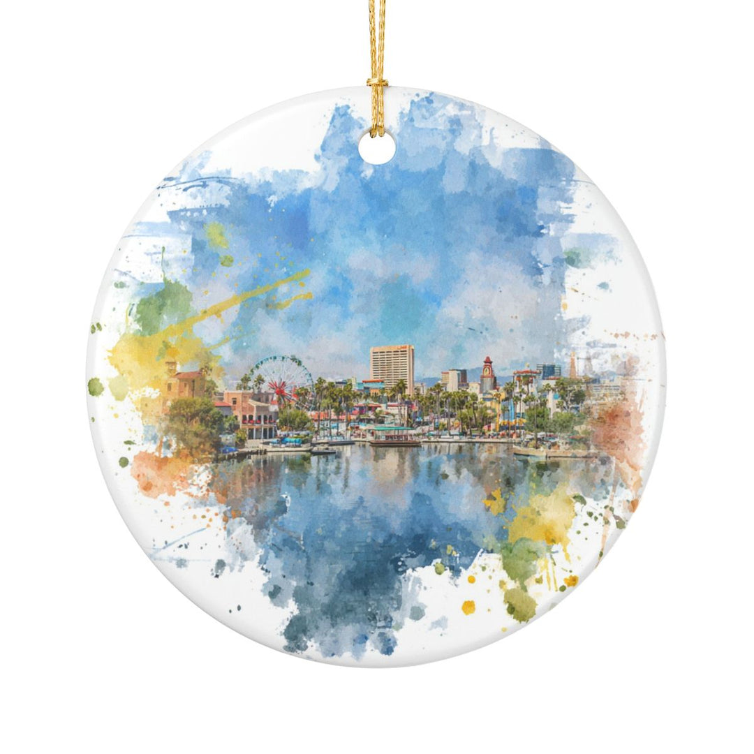 Anaheim CA Ornament: Unique Anaheim Souvenir, Anaheim California Xmas Decor, and Authentic Anaheim Gift