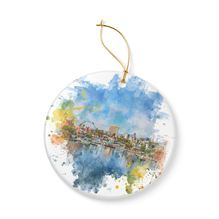 Anaheim CA Ornament: Unique Anaheim Souvenir, Anaheim California Xmas Decor, and Authentic Anaheim Gift