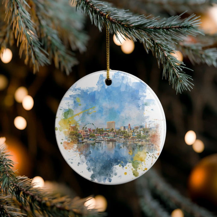 Anaheim CA Ornament: Unique Anaheim Souvenir, Anaheim California Xmas Decor, and Authentic Anaheim Gift