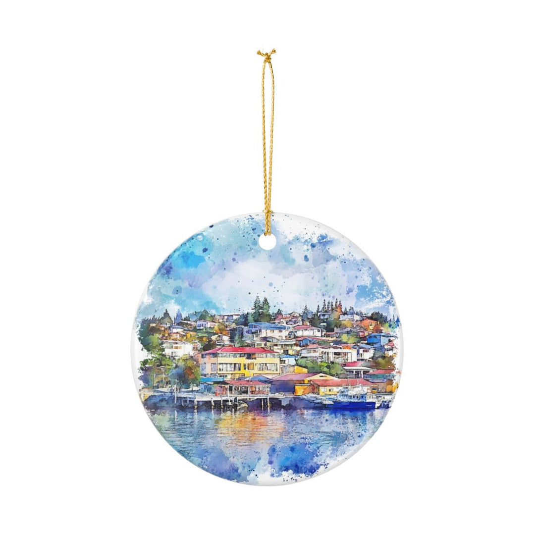 Ancud Chile Ornament: Unique Ancud Souvenir, Ancud Chile Xmas Decor, and Authentic Ancud Gift