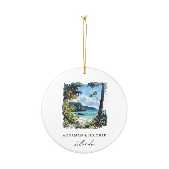 Andaman and Nicobar India Ornament: Unique Andaman and Nicobar Souvenir, Andaman and Nicobar India Xmas Decor, and Authentic Andaman and Nicobar Gift
