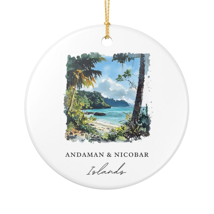 Andaman and Nicobar India Ornament: Unique Andaman and Nicobar Souvenir, Andaman and Nicobar India Xmas Decor, and Authentic Andaman and Nicobar Gift