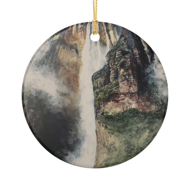 Angel Falls Venezuela Ornament: Unique Angel Falls Venezuela Souvenir, Angel Falls Venezuela Xmas Decor, and Authentic Angel Falls Venezuela Gift