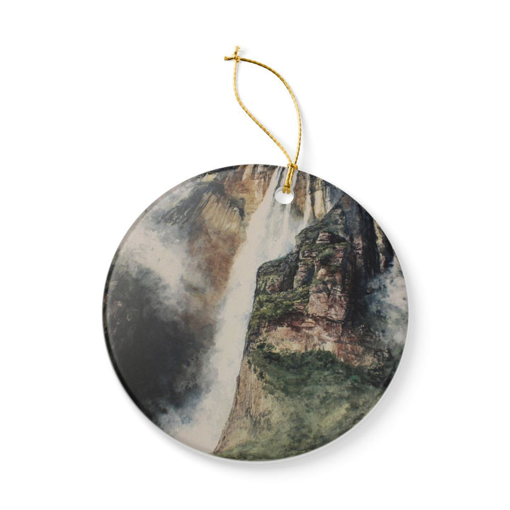Angel Falls Venezuela Ornament: Unique Angel Falls Venezuela Souvenir, Angel Falls Venezuela Xmas Decor, and Authentic Angel Falls Venezuela Gift