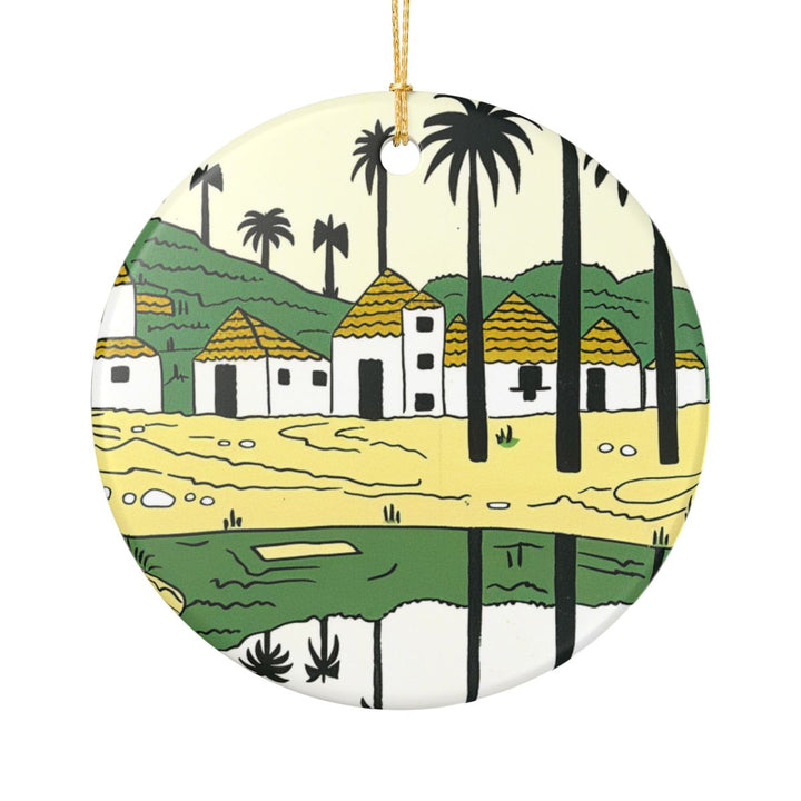 Angola Africa Ornament: Unique Angola Africa Souvenir, Angola Africa Xmas Decor, and Authentic Angola Africa Gift