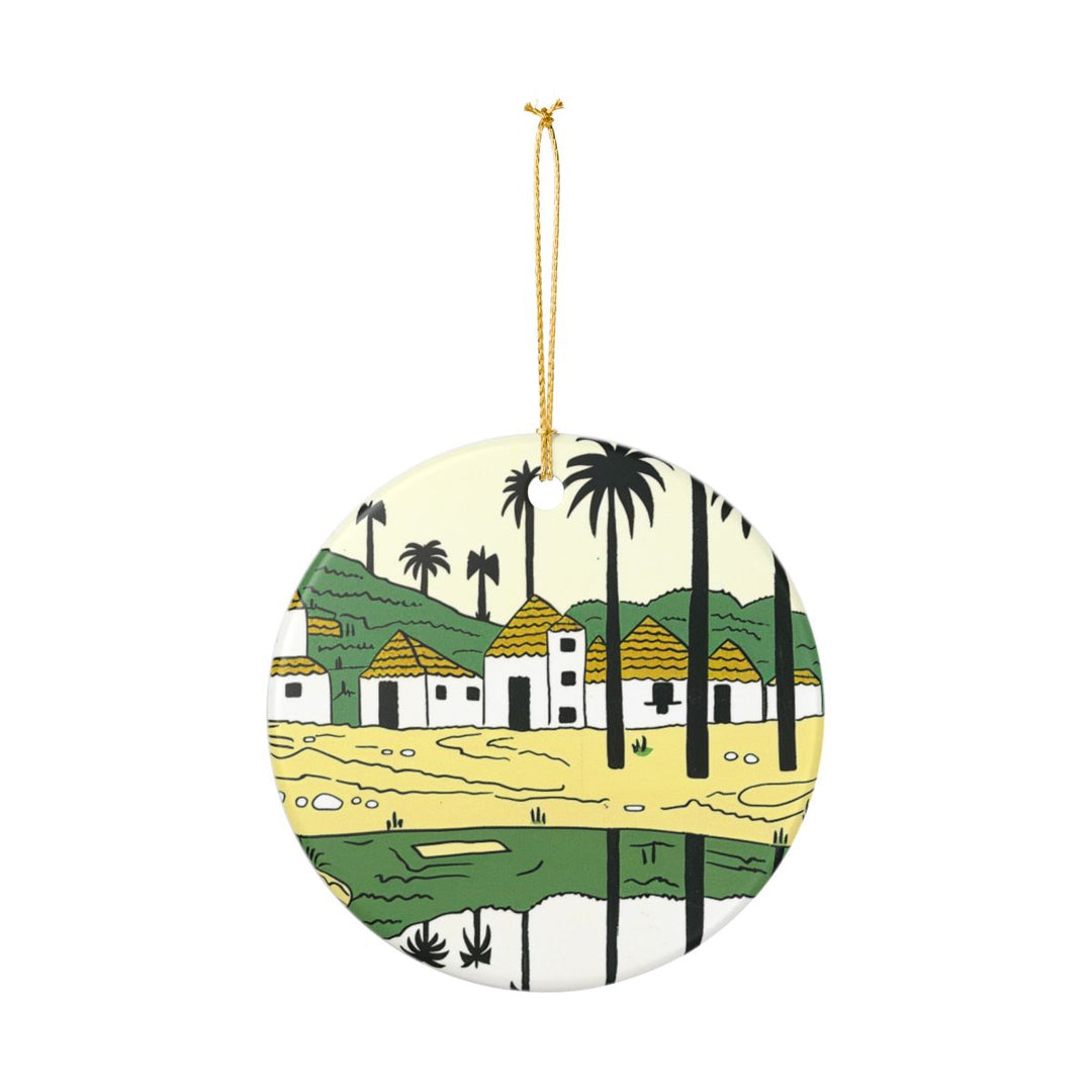 Angola Africa Ornament: Unique Angola Africa Souvenir, Angola Africa Xmas Decor, and Authentic Angola Africa Gift