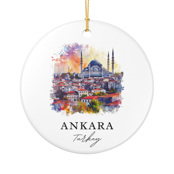 Ankara Turkey Ornament: Unique Ankara Turkey Souvenir, Ankara Turkey Xmas Decor, and Authentic Ankara Turkey Gift