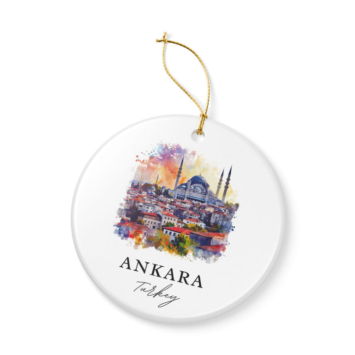 Ankara Turkey Ornament: Unique Ankara Turkey Souvenir, Ankara Turkey Xmas Decor, and Authentic Ankara Turkey Gift