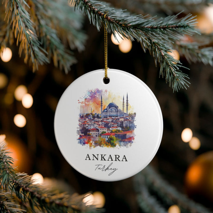 Ankara Turkey Ornament: Unique Ankara Turkey Souvenir, Ankara Turkey Xmas Decor, and Authentic Ankara Turkey Gift