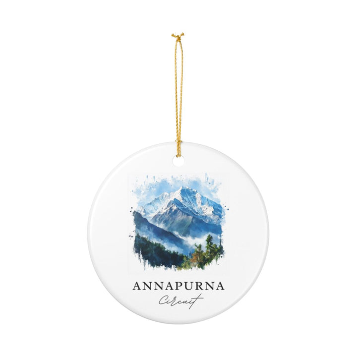 Annapurna Circuit Ornament: Unique Annapurna Circuit Souvenir, Annapurna Circuit Xmas Decor, and Authentic Annapurna Circuit Gift