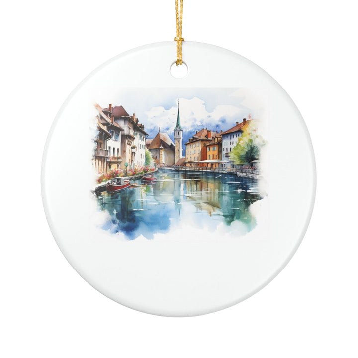 Annecy France Ornament: Unique Annecy Souvenir, Annecy France Xmas Decor, and Authentic Annecy Gift