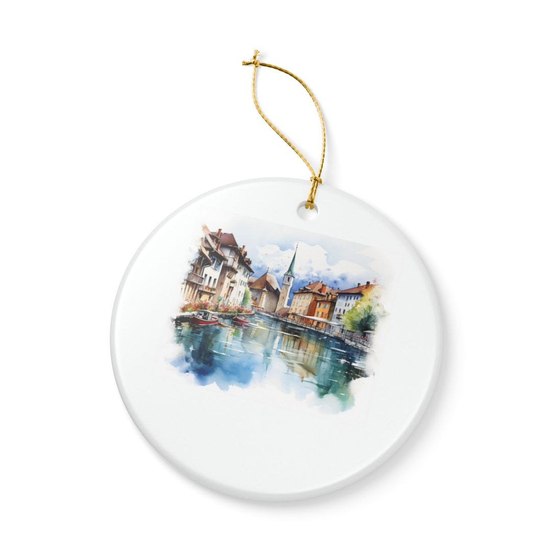Annecy France Ornament: Unique Annecy Souvenir, Annecy France Xmas Decor, and Authentic Annecy Gift